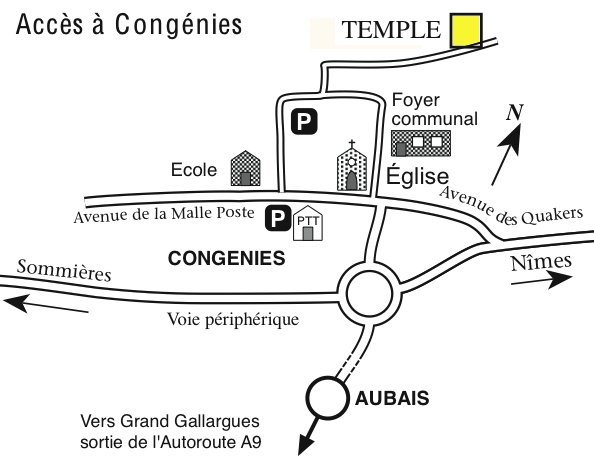plan d'accès